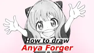 How to draw Anya Forger | Spy x Family | "Using only one pencil" Step by step Tutorial