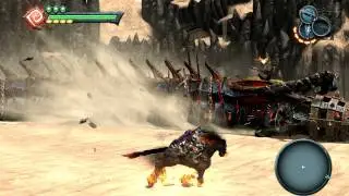 Darksiders Всадник бьется с главным червем