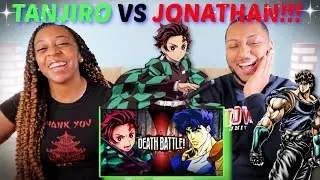 Death Battle! "Tanjiro VS Jonathan Joestar (Demon Slayer VS JoJo's Bizarre Adventure)" REACTION!!