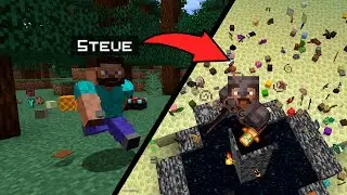MINECRAFT pero SI ME MUEVO me dan un ITEM ALEATORIO