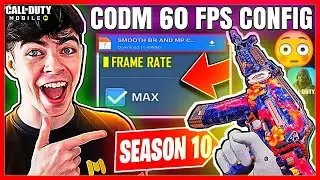 How to unlock 60 Fps & Max Graphics Codm Global / Garena Best 60 Fps Config For Cod mobile Season 10
