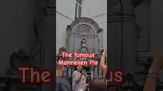 The Manneken Pis in Brussels, Belgium 🇧🇪 2024