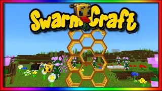 Minecraft : BedRock Addon Lets Play  Swarm Craft  Ep 1  "  What A Cool Bee   "