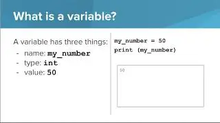 Python- Variables