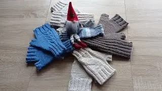 Новая модель митенок. Моя коллекция митенок. 