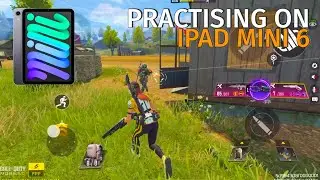 PRACTISING ON MY IPAD MINI 6 Call of Duty Gaming test CODM | Apple A15 Bionic, 256GB STORAGE