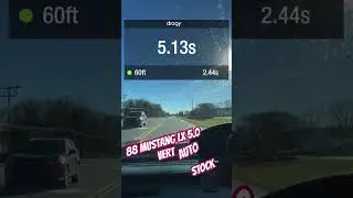 0-60 88 MUSTANG LX 5.0 VERT