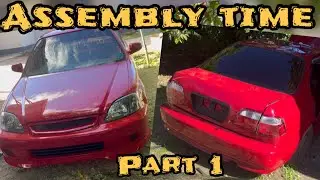 Building My Honda Civic Ek3! Ruby Is Coming Together