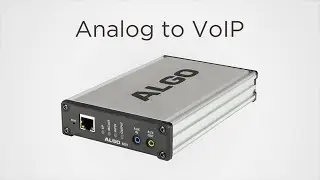 Algo 8301 PoE Adapter - Bridging from Analog to VoIP has Never been Easier