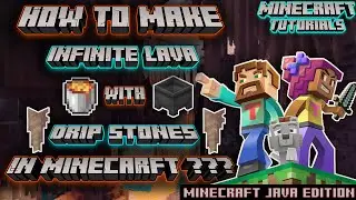 How to get Infinite lava with Dripstone in Minecraft?