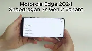 Motorola Edge 2024 PWM and dithering tests