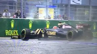 Huge Crash Grosjean Formula 1 Sotji Russia