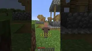 habian muchisimos aldeanos JAJAJ #shorts #minecraft