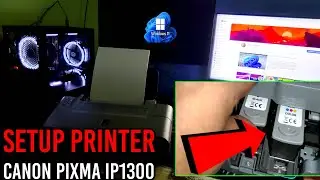 How To Setup & Swap Ink Cartridges for Canon Pixma IP1300 Printer