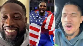NBA PLAYERS REACT TO NOAH LYLES WINNING GOLD ON MEN'S 100M - PARIS OLYMPICS 2024