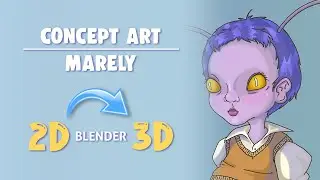Modelando concept art de Marely ❤️ | Cabello - Parte 3