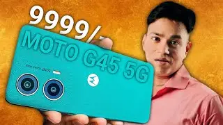 Moto G45 5g Unboxing & Review⚡️|| Snapdragon 6S GEN3 16MP Selfie camera under 9999 rupees ⚡️⚡️🔥🔥