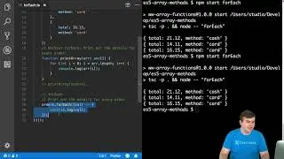 Using the JavaScript forEach Array Method