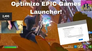 How to Fully Optimize Epic Games Launcher for Fortnite (DISABLE COSMETIC STREAMING)