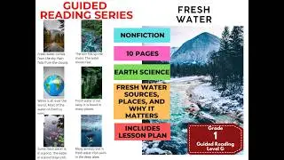 Grade 1 Guided Reading Level G Fresh Water with Lesson Plan