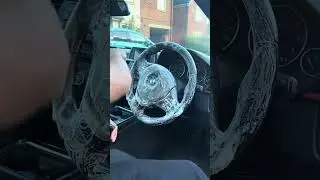 BMW STEERING WHEEL ** STEAM CLEAN DETAIL **