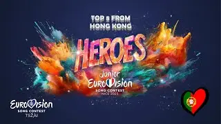 Junior Eurovision Song contest 2023 Top 8 from 🇭🇰 (+ 🇵🇹)