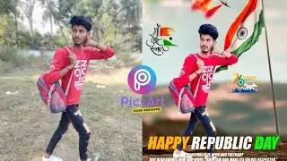 PicsArt 26 january Republic Day photo editing tutorial in PicsArt step by step ~Golu songara