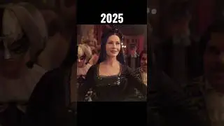 Evolution of Morticia 😱 (Addams Family Movies) 