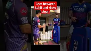 chat between kohli and rinku Singh | #ipl #viratkohli