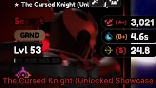 The Cursed Knight (Unlocked) Showcase (Anime Defenders)