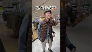 And because of this, I'm not going shopping with him anymore😐 ig: @adriianromero__