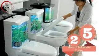 25 Most Unbelievable Toilets