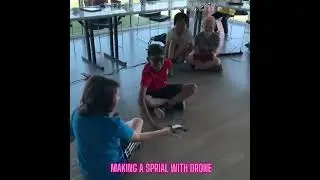 Making a Spiral Shape with drone and learning about 3-dimensions