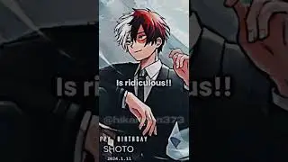 IT AINT EVEN HALFWAY TO THE AMOUNT OF PHOTOS I HAVE OF HIM #shoto #mha #bnha #todoroki #simp