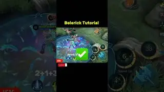 belerick Tutorial Mobile legends 