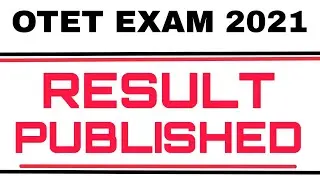 OTET EXAM RESULT 2021 | OTET RESULT OUT | OTET EXAM 2021 RESULT OUT | OTET 2021 RESULT OUT |