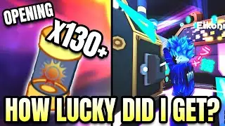Opening 130+ Summer Cosmic Capsules in Anime Champions Simulator (Roblox)
