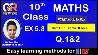 CLASS 10TH MATH 5.3 q 1 & 2