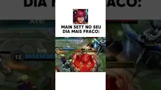 MAIN SETT no seu DIA MAIS FRACO! 👹 LEAGUE OF LEGENDS: WILD RIFT 