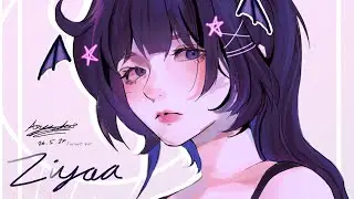 [| SPEEDPAINT |] 2k Fanart Entry for~@Ziya_Rin𓇽♥✨ (#ziyasskibidifanartcontest)