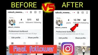 Instagram Par Real follower Badana Sikhe || इंस्टाग्राम पर रियल फॉलोअर बढ़ाना सीखे😱