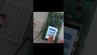 STM32 touch GFX Led on 