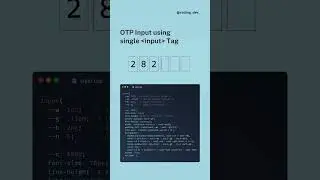 OTP Input using CSS