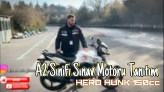 A2 SINIFI SINAV MOTORU TANITIM | HERO HUNK 150cc