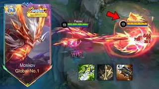 TOP 1 GLOBAL MOSKOV NEW BEST 1 HIT BUILD 2024 (recommended build and emblem) - MLBB