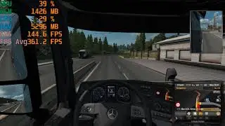 Euro Truck Simulator 2   I5   9400F, 16GB DDR4, GTX 1660 SUPER   High Settings