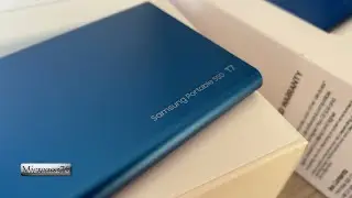 Speed test Samsung T7 SSD Portable MU-PC500H with Apple Mac mini M1