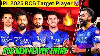 RCB Target Players 2025 Auction | RCB Retained & Released Players 2025 | RCB Squad 2025 Retained
