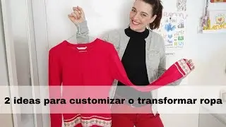 DIY Costura Cómo customizar ropa con cintas y cordón, sudadera y jersey