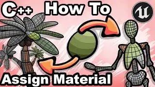 UE5 C++ 11 - How To  Assign Material to Mesh Asset with C++? - Unreal Engine Tutorial Editor CPP